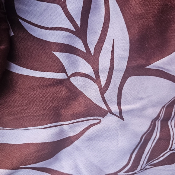 Anthropologie Purple & Brown Wide Leg Pants - Picture 5 of 11